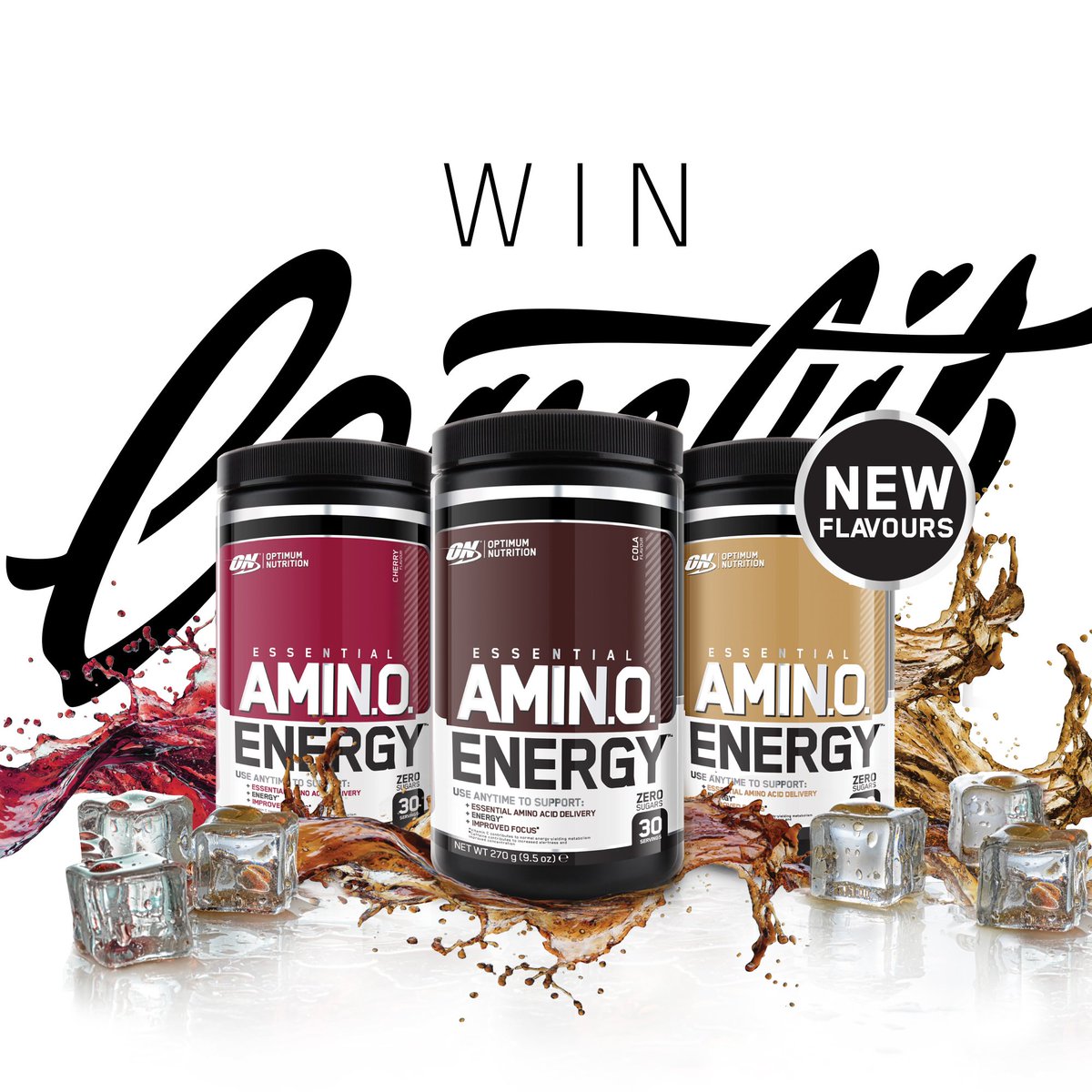 UKTeam_Optimum's tweet photo. RT&amp;Follow for your chance to #win a tub of each of our NEW #AminoEnergy flavours! #Lovefit17 #TeamON https://t.co/sGAsjUMtut