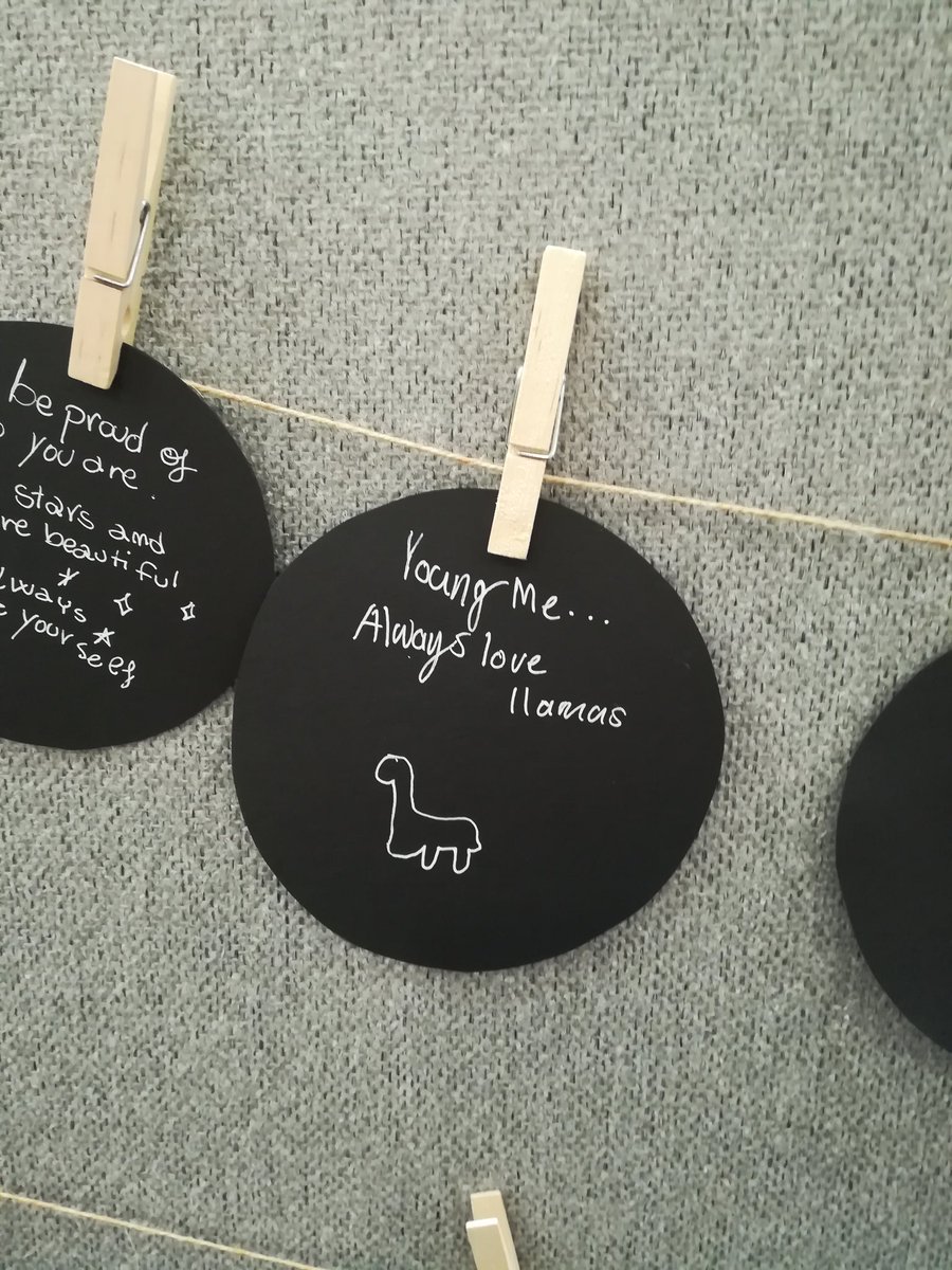 KirstenBryony's tweet photo. What a perfect message to write to your younger self #HelloMeItsYou #YALC https://t.co/hMwGTHZ2F0