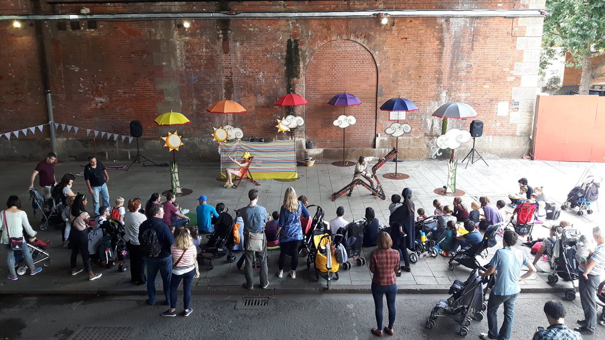 mischiefsafoot's tweet photo. Loving performing in our dry spot at the @southbankcentre for #SCsummertime today & tomorrow @TellTaleHeart #thewindandthesun #outdoorarts https://t.co/t0rlbPGfTZ