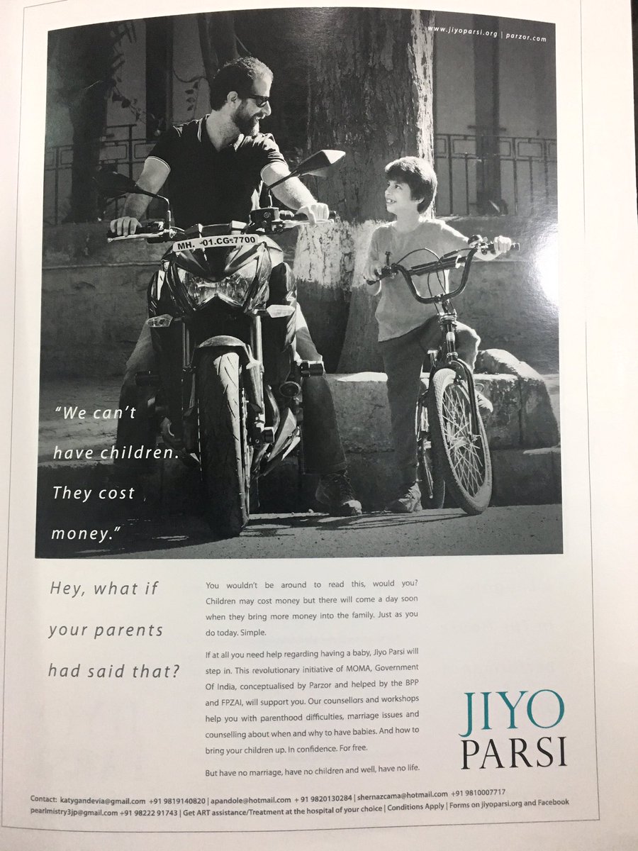 jyotishelar's tweet photo. Ad guru @Sam_Balsara unveils the second #JiyoParsi campaign that has not used any models but regular #Parsi community members instead https://t.co/k59nElNtz1