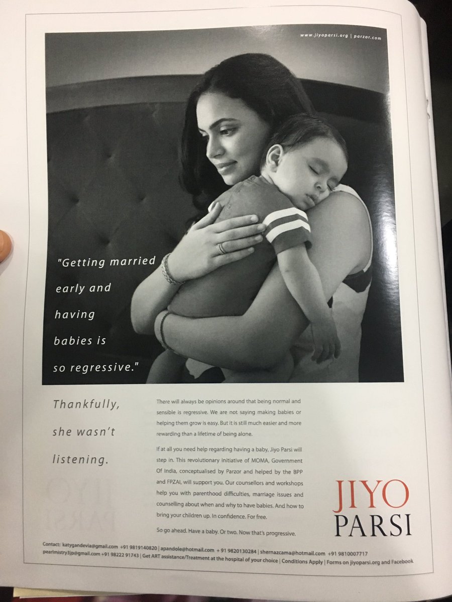 jyotishelar's tweet photo. Ad guru @Sam_Balsara unveils the second #JiyoParsi campaign that has not used any models but regular #Parsi community members instead https://t.co/k59nElNtz1