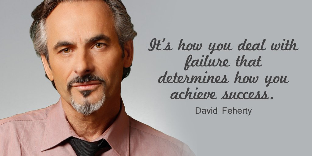 DrKysela's tweet photo. It's how you deal with failure that determines how you achieve success. - David Feherty #quote  #motivation https://t.co/xML2kNez1r