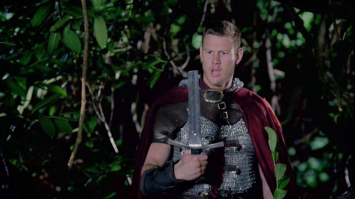 MissingMerlin's tweet photo. #MissingMerlin #Merlin oh my, #Percivals sword is broken.. too strong for his own good, our Knight https://t.co/HLee5oTNvp