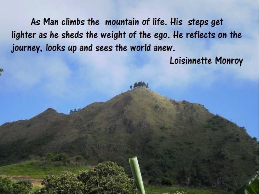 JohnMcGrathMB's tweet photo. We're meant to climb those mountains
Not carry them on our backs.

#WeekendWisdom #Inspiration
#Gratitude #Believe https://t.co/e4memW4jQ4