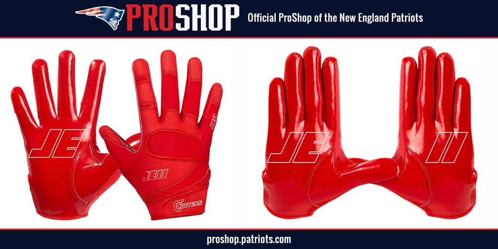 patriots receiver gloves