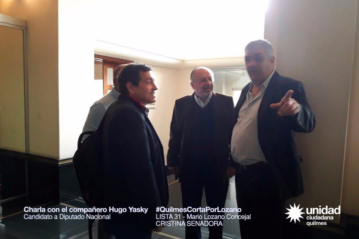 LozanoMarioE's tweet photo. Votar @UniCiudadanaAR es votar dirigentes de la coherencia de @HugoYasky como diputado nacional y @PedroWasiejko como diputado provincial https://t.co/QDVZgtMvPp