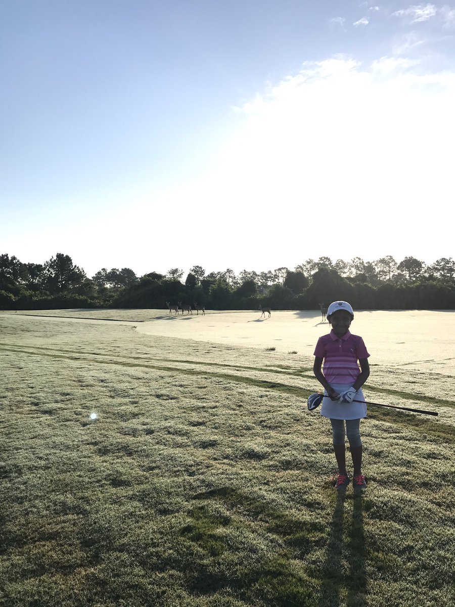 Tajigolf's tweet photo. Bring and early getting #Play9Sweeps @USGA @USKidsGolfFDN #girlsthatgolf #growthegame @LPGAGirlsGolf #golf #golfisfun #orlandogolf #play9 https://t.co/HQ3NzGoD6n