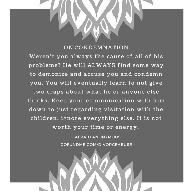 divorceabuse's tweet photo. You will never stop being the cause of his misery, let it roll off you. #30daysofwarnings #quotes #domesticviolence https://t.co/6mY1oBFKTe https://t.co/xTswthsN5r