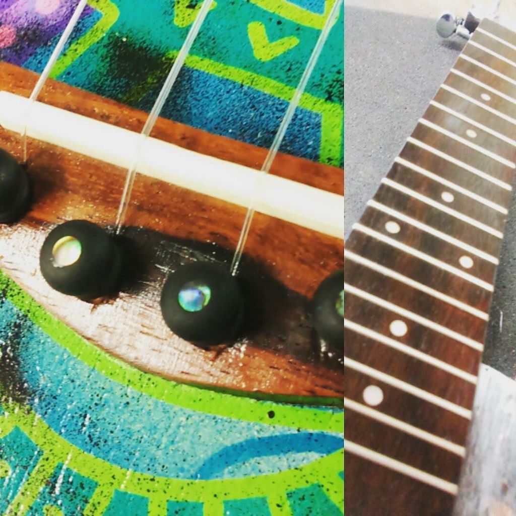 art4uke's tweet photo. We got upgrades! New ebony any abalone bridge pegs fitted.
#art4uke #ukulele #art #ebony #abalone #bridge #pins #ukeart #instagood #pretty… https://t.co/qZGUgSPkqT