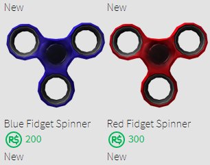 Roblox News On Twitter Grab A New Roblox Fidget Spinner Today In The Catalog - fidget spinners in roblox
