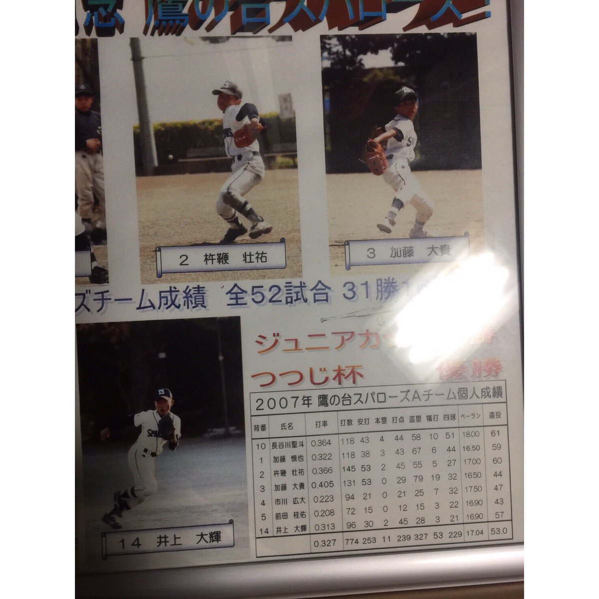 sosuke123456789's tweet photo. 鷹の台スパロース⚾️10年ぶり？twiceのTTポーズ無理矢理？
草野球チーム作ります。 https://t.co/AESlDfQwYr
