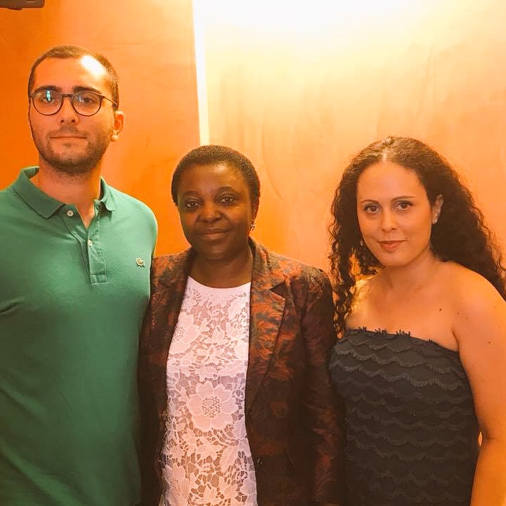 edym_ngo's tweet photo. Our CEO @SilviaCrocitta has just closed her meeting with @ckyenge 🇮🇹🇪🇺🙂 the talk about #IusSoli #refugees #MigrationEU has been inspiring! https://t.co/nOc9bJ5D25