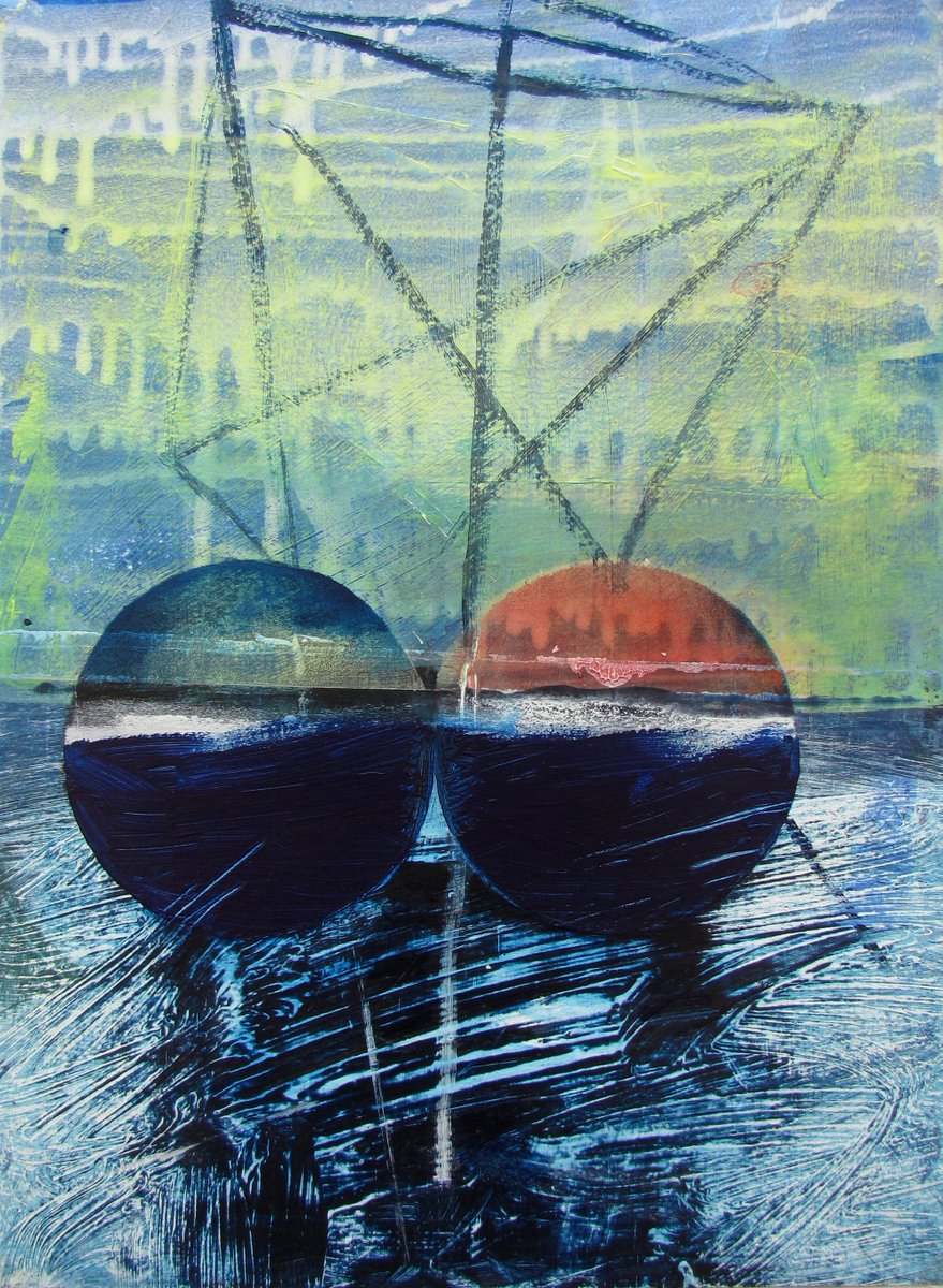 PDXCSA's tweet photo. Artwork completed for Season 3: abstract acrylic paintings inspired from natural phenomena by Roberta Aylward https://t.co/sIYixBzxpX