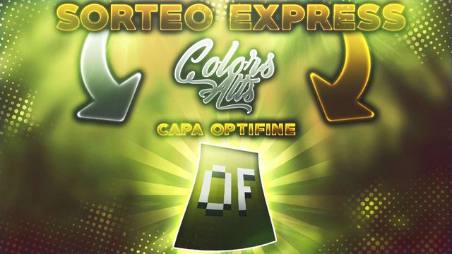 ColorsAlts's tweet photo. 🔥¡#Sorteo #Plus #2! 

➡¡CAPA OPTIFINE!

• ¿Querés participar? Síguenos (@ColorsAlts), también a: @k0digoo y haz #RT (🔄).

• [End: 10hs] https://t.co/Z6co66F4KX