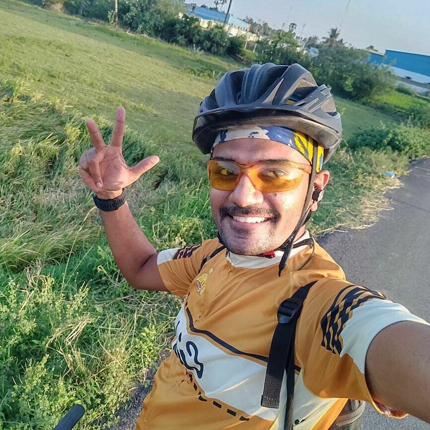 krishpn's tweet photo. 52Km #MTBcycle ride along green village roads. Refreshing evening with a beautiful view of sunset. #cannondale #capgemini50 #move50 https://t.co/Y9l3YR2rlB