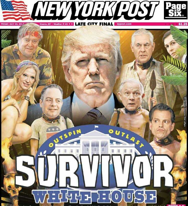 AntashaHeller's tweet photo. In this WH there will be #nosurvivors #SpiceyOut #ReinceOut
Who's next? #realityTV #spicer #Priebus #Scaramucci https://t.co/JiJLVxGTSL