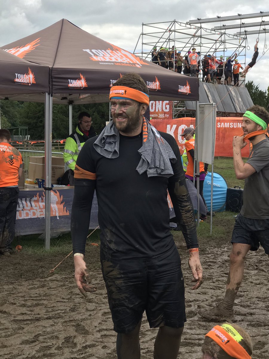 SarahJFletcher1's tweet photo. Matt &amp; his mates just finished #toughmudderyorkshire.  Well done lads 😀 https://t.co/jLBiagblvh