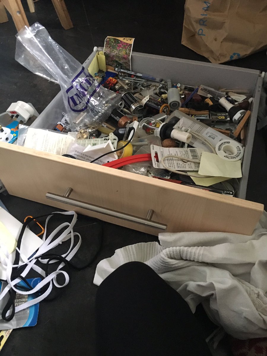 beckluvslobster's tweet photo. Cleaning out the #junkdraw and I have no idea what half of this shit is,the other half is definitely used batteries though... https://t.co/k2AGj33wBA