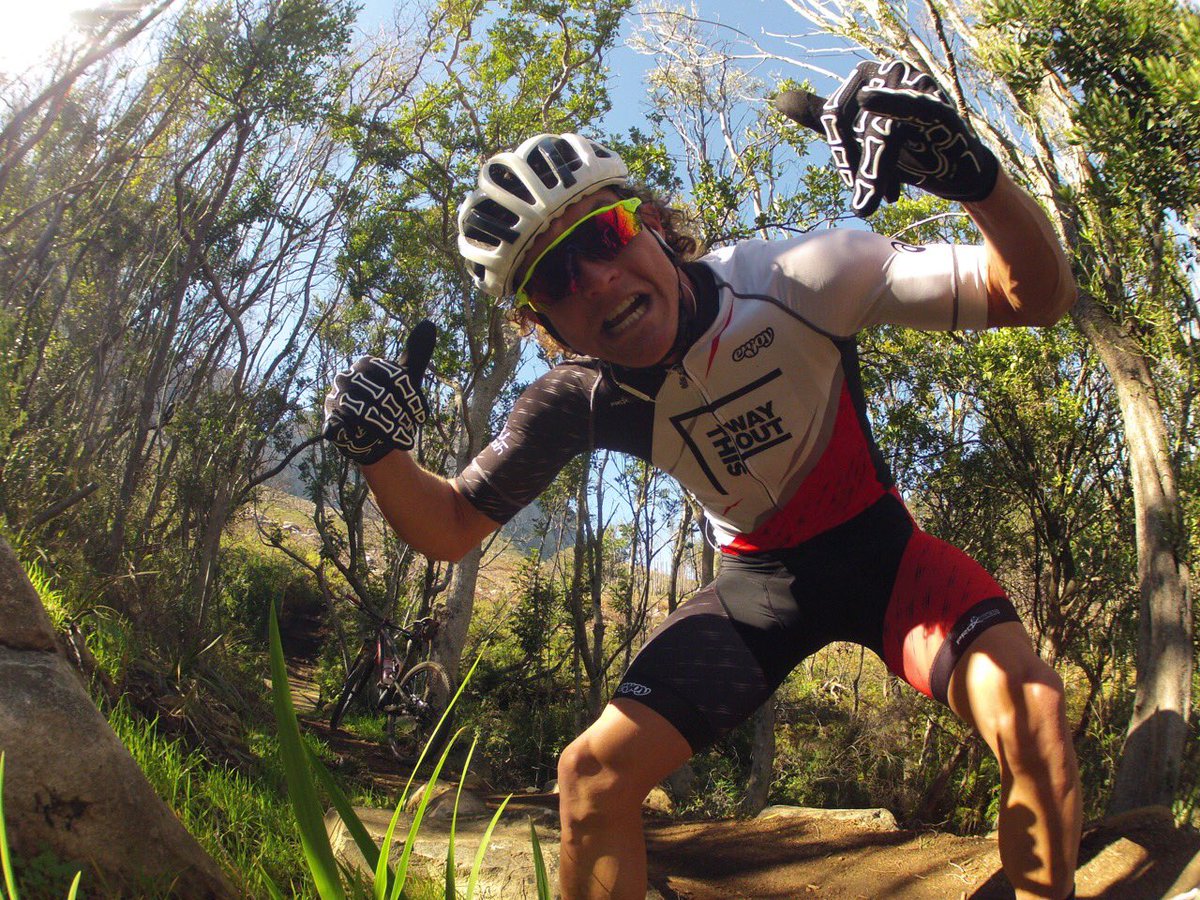 ThisWayOutStore's tweet photo. @theoblignaut going crazy this weekend. What are you up too? #thiswayout #mtb #outdoors https://t.co/Z0dpp4g9H5