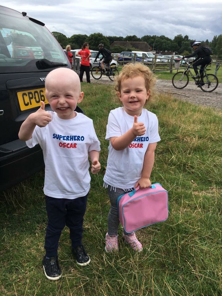 isla_turner's tweet photo. We did it #funfamily5 #oscarandthegreatpledge #teamsuperheroOscar https://t.co/sxgMqhqnMp