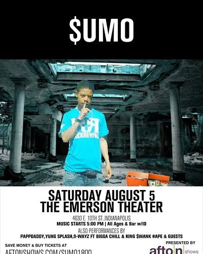 Sumo_Finnesin's tweet image. Go buy your tickets online or #dm me 💯💪#Show at the #Emerson Theater #August5