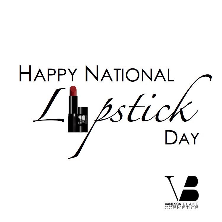 VBCosmetics's tweet photo. Beauty lovers, today is the day we have all been waiting for! It's #NationalLipstickDay! 💄#vanessablakecosmetics #dealscomimg #linkinbio https://t.co/Ly6g0lgcTA