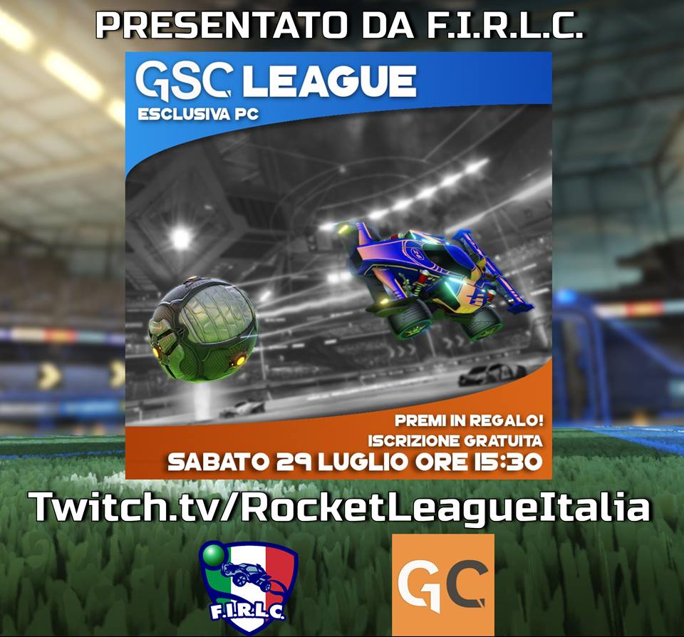 RocketLeagueIT's tweet photo. In diretta per il torneo GSC League con gli amici di Gamer's Cove! Sintonizzatevi che fra poco si parte! :D https://t.co/rojWAXv3yG https://t.co/lTLVXQRFmx