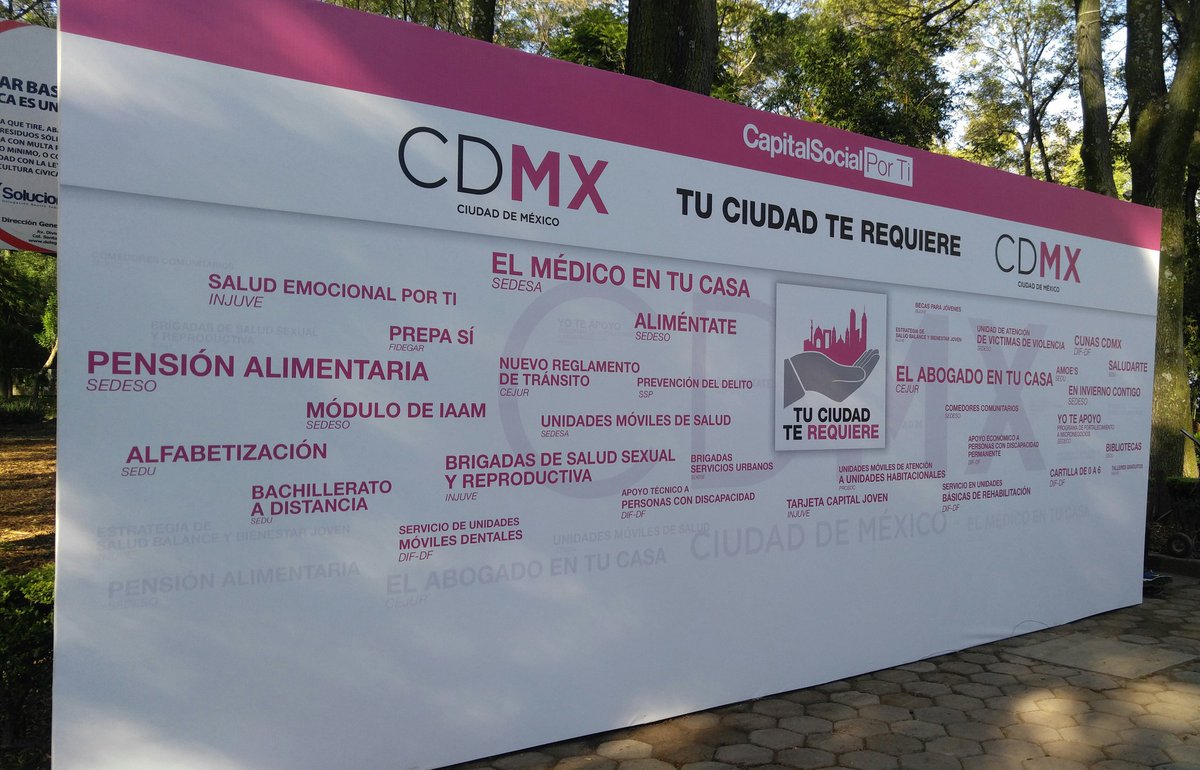 SeGobCDMX's tweet photo. Este sábado #TuCiudadTeRequiere está en el Parque de los Venados de la @DelegacionBJ con la feria de servicios y la atención del @GobCDMX https://t.co/TjfzP007CG