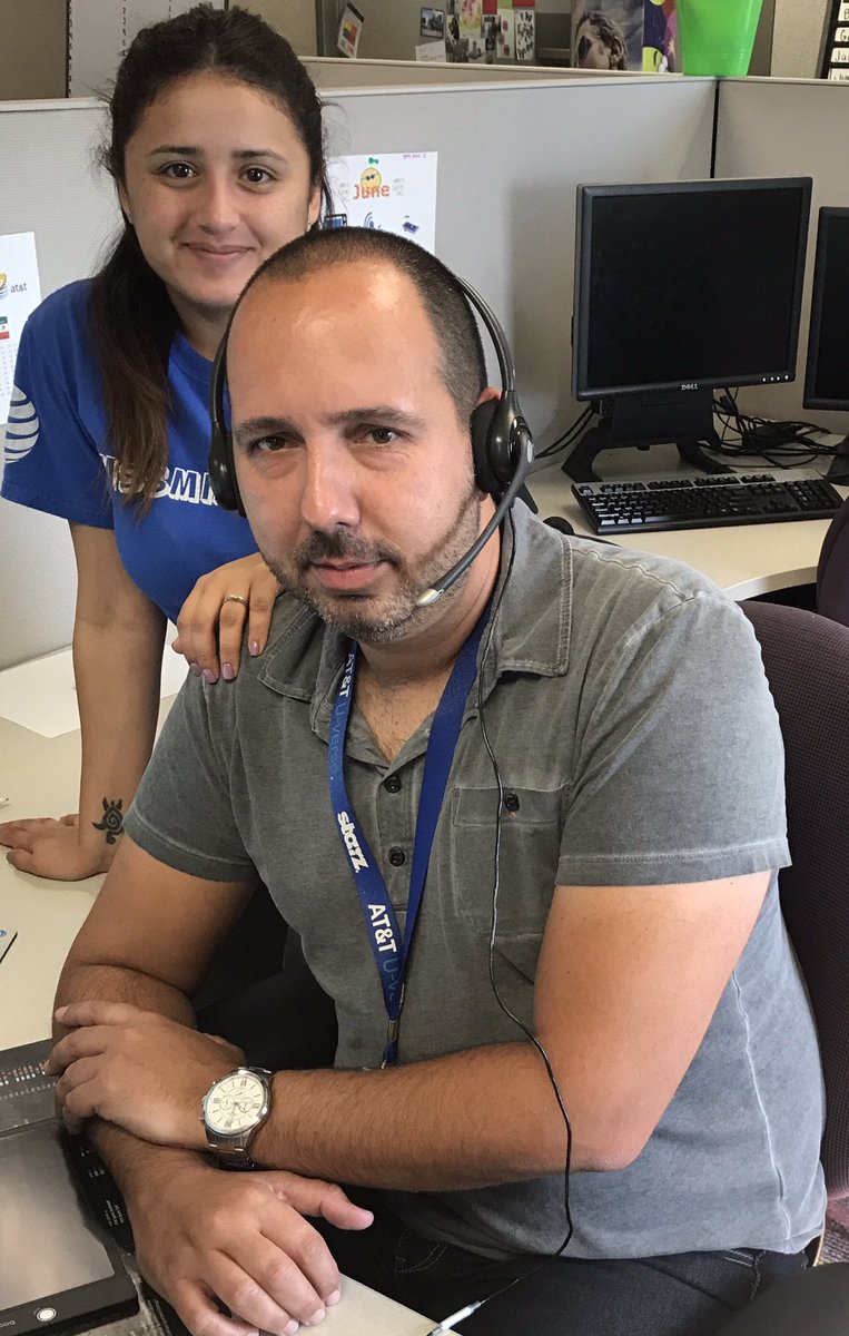 stacia0624's tweet photo. Shout out to my NBA Tab stars of the week β¨ β¨ German and Carmen. @EdgarTalaverATT @ATTLanguageMSSC https://t.co/D9VaS16v9N