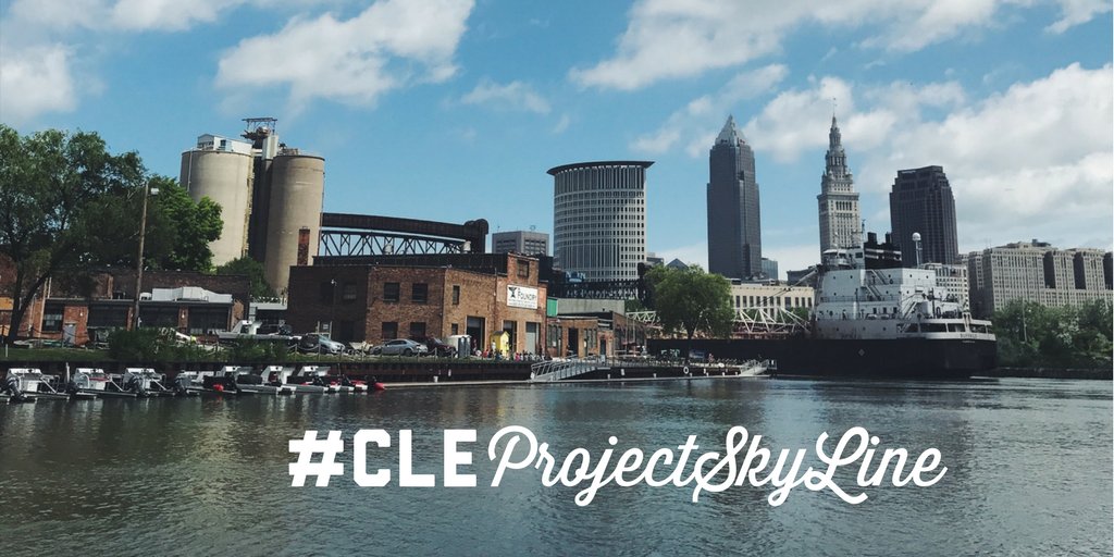 TheCLE's tweet photo. The weekend is far from over!! Be a part of the #CLEProjectSkyLine. https://t.co/84wDqDKuQl #ThisisCLE https://t.co/j8EmzmMXou