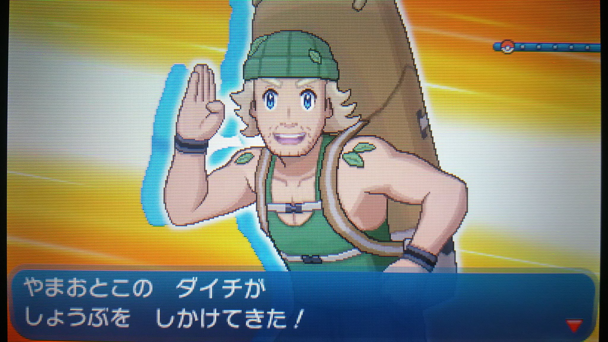 Twitter 上的 センジ やまおとこの ダイチが しょうぶを しかけてきた ポケットモンスターサンムーン T Co 9sr00wczls Twitter