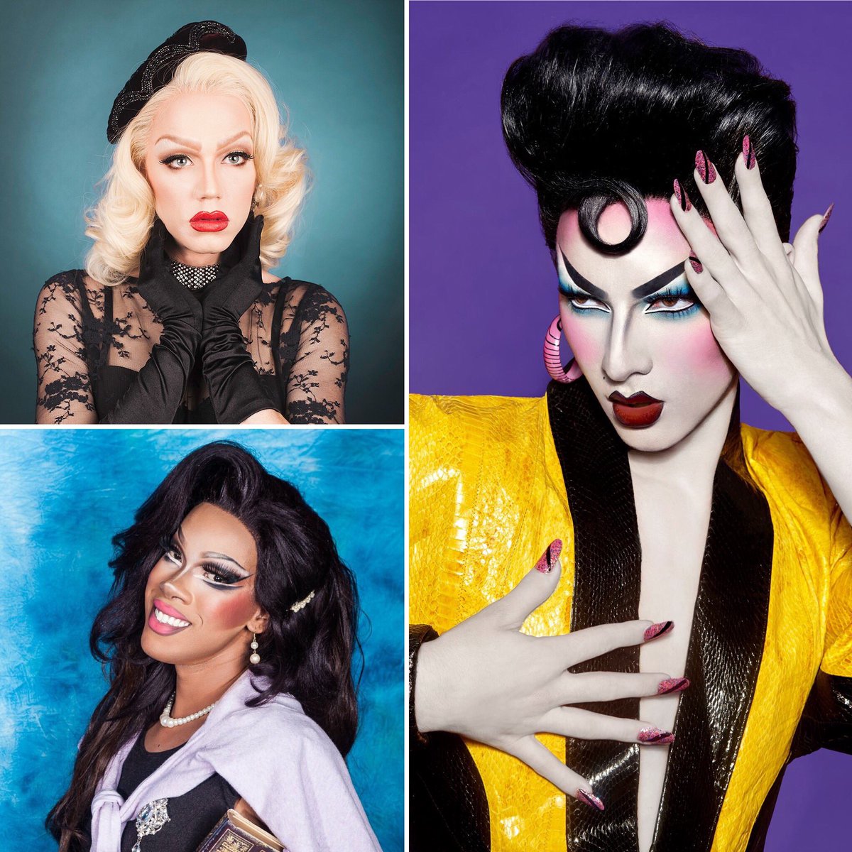 wussymag's tweet photo. The family that slays 2gether... @VioletChachki @BrigitteBidet &amp; mama @Daxclamation 2gether again 8/4 @ Wussy Prom! https://t.co/wrjXbeqChT https://t.co/WBXPG54mVg