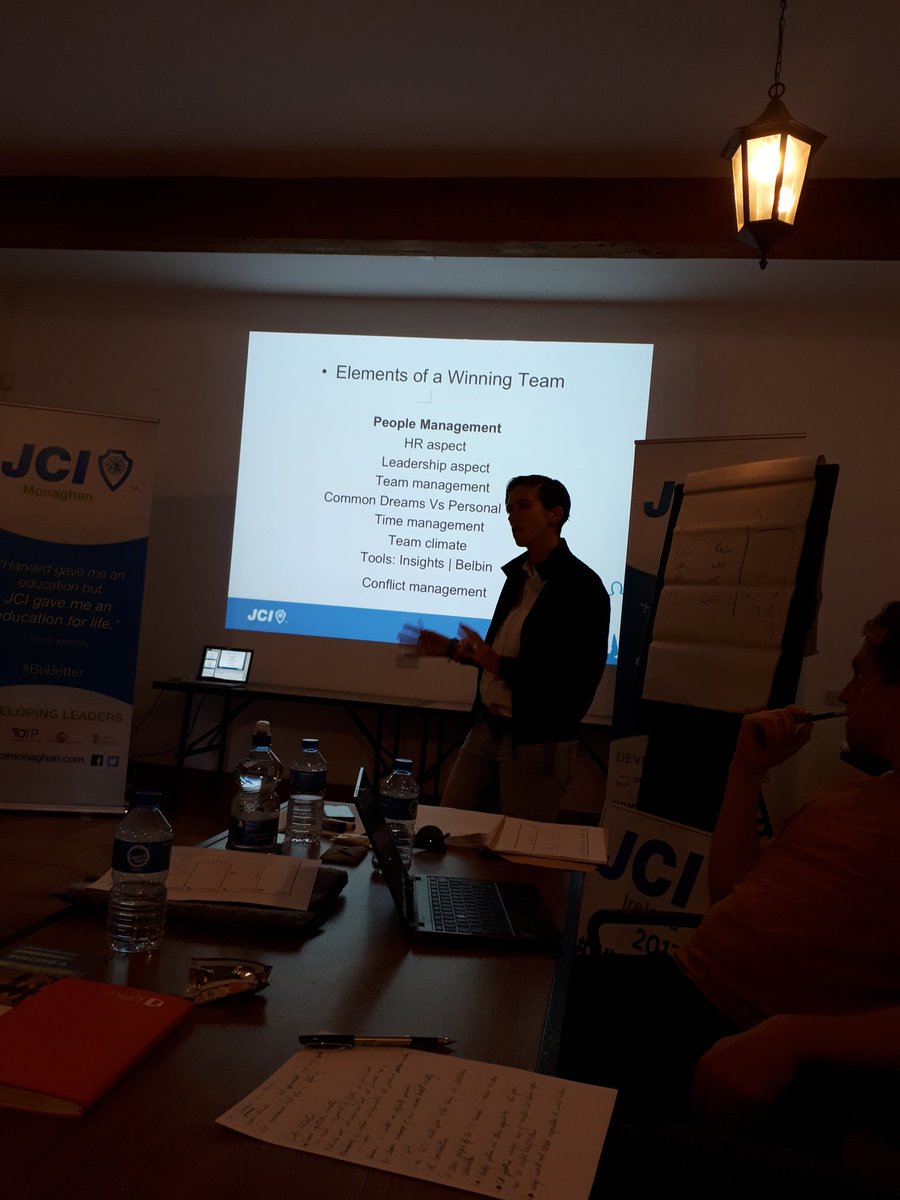 JCIedc's tweet photo. Elements of a #winning #team #jcijumpstart17 #jci https://t.co/oQDnAF2e2w