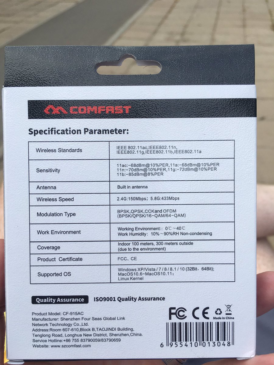 SoVa_MVP's tweet photo. С @aliexpress ровно за 7 (!!) дней пришел мой чудный девайс от #Comfast https://t.co/88tKDISh2M