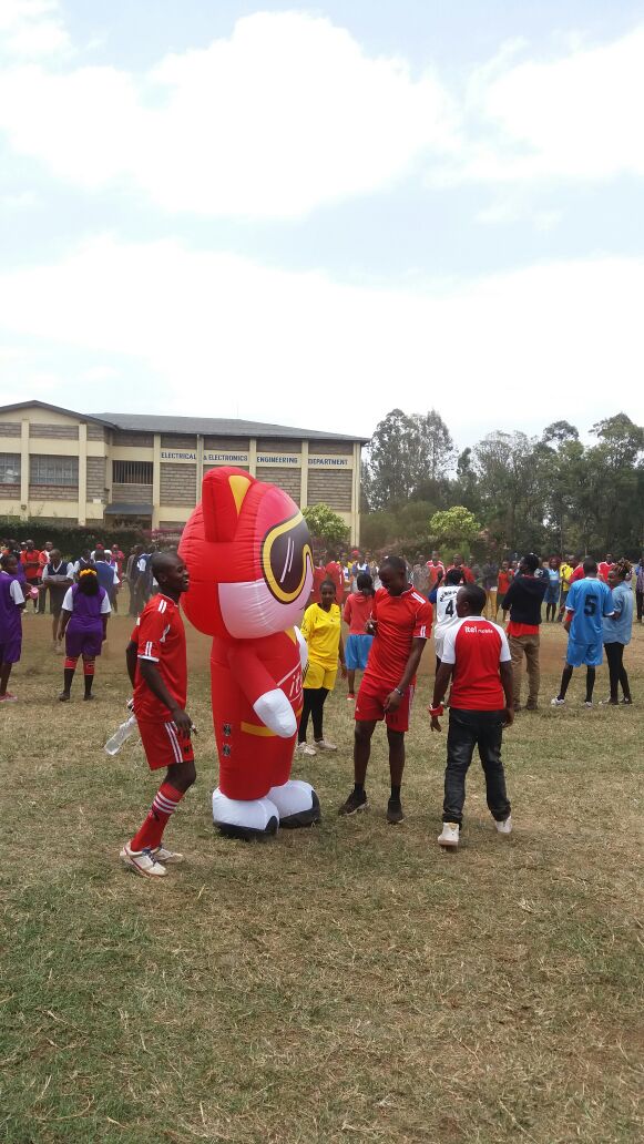 itelKenya's tweet photo. #itelatMNP issa sports weekend...We are at Meru National polytechnic...#teamitel https://t.co/egMOBBFxhE