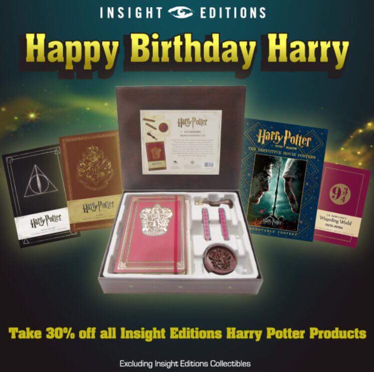 MuggleNet's tweet photo. @insighteditions is offering 30% off all Harry Potter products *excluding Insight Collectibles* beginning 7/31! #HPsale #InsightEditions https://t.co/7YIr5P4dGH