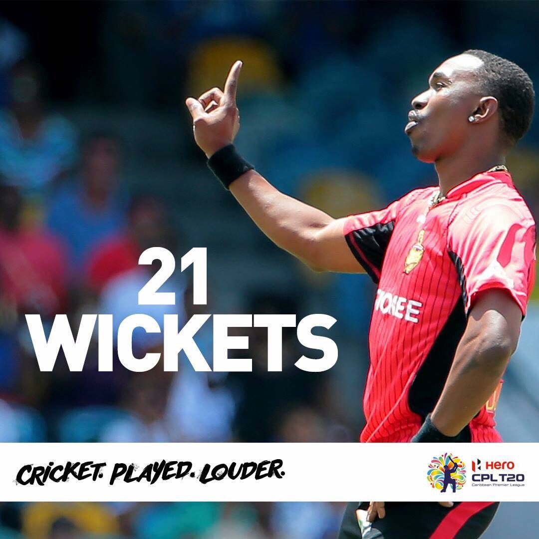 CPL's tweet photo. Our top Wicket taker at #CPL16 was The Champion Dwayne Bravo!!! Who can become our champion wicket taker at #CPL17 #biggestpartyinsport https://t.co/PW9nJLi4nF