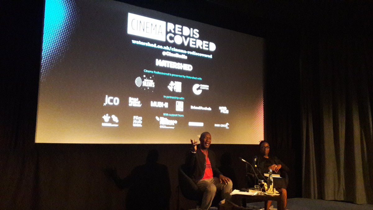 cometherev's tweet photo. Great intro from @rogerg44 and curator Karen Alexander for #GuessWhosComingToDinner at @CineRedis. 
#CineRedis https://t.co/PFQRmKqpfI