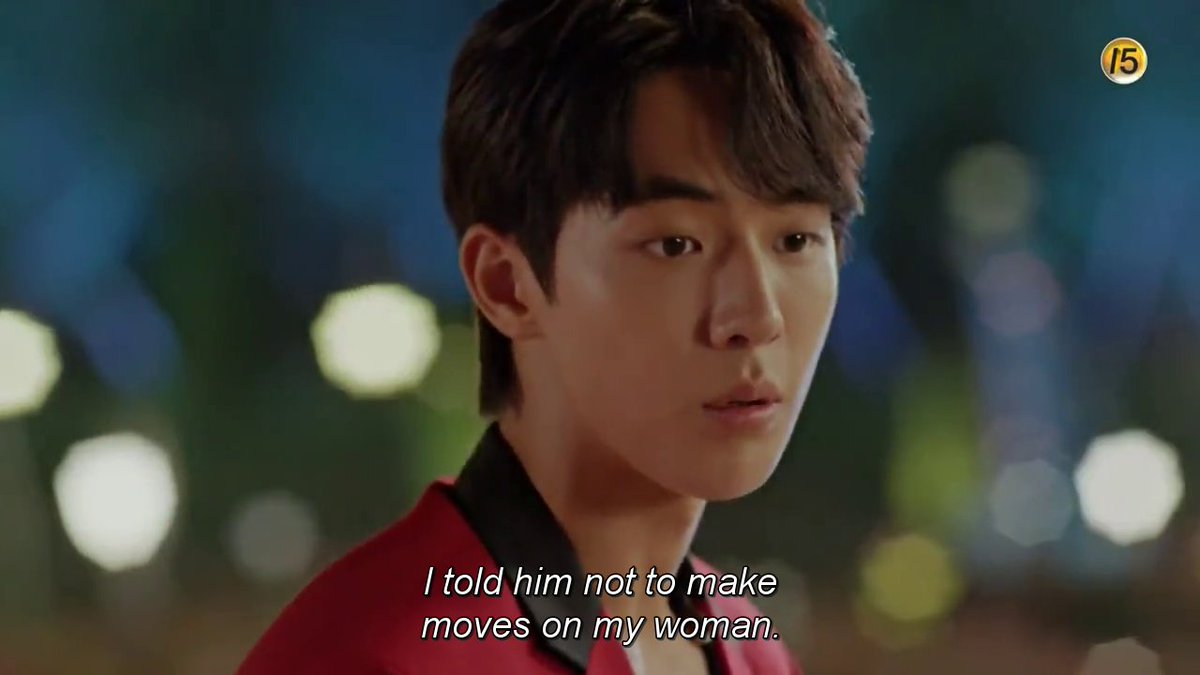 namjoohyuk_ina's tweet photo. Anak jaman skrg bilangnya gini:
"Jgn deket-deket sm WANITAKU. Ijin dulu sini klo mau"

Bukan meleleh lagi, aku menyublim #BrideoftheWaterGod https://t.co/ie5vGoktnJ