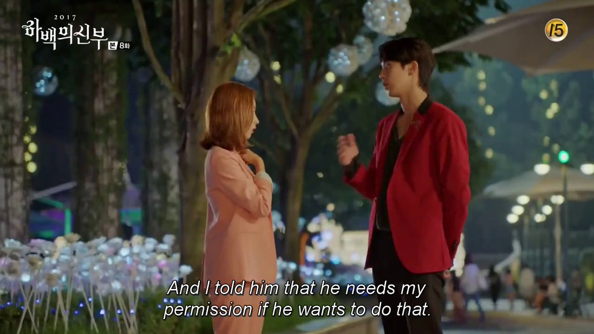 namjoohyuk_ina's tweet photo. Anak jaman skrg bilangnya gini:
"Jgn deket-deket sm WANITAKU. Ijin dulu sini klo mau"

Bukan meleleh lagi, aku menyublim #BrideoftheWaterGod https://t.co/ie5vGoktnJ