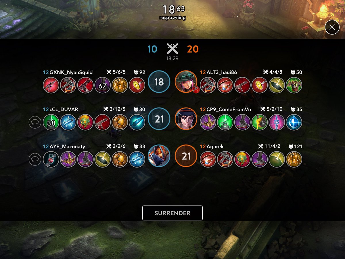 VGplayerr's tweet photo. Thanks for the great team mates @vainglory no wonder I can't climb. https://t.co/VNaf2RyQdP