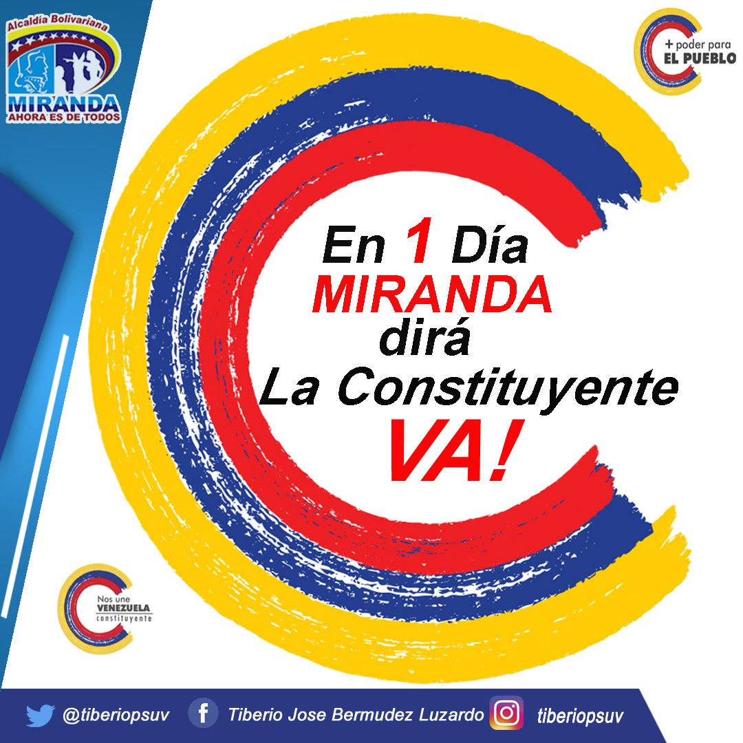 TiberioPSUV's tweet photo. #VenezuelaVotaEn1Dia https://t.co/A9rKmfGISZ
