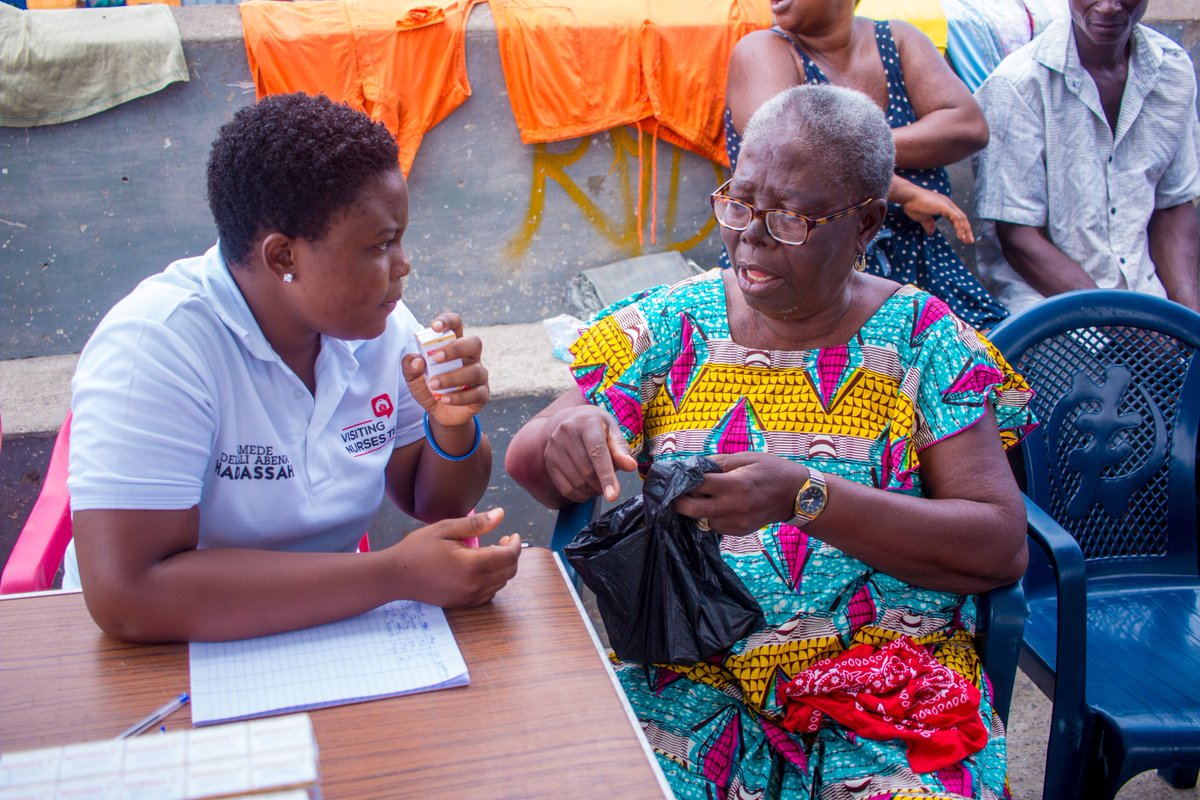 healthheroesgh's tweet image. Health Hero Delali #visitingnursesteam #dewormingProgram #JamesTown
