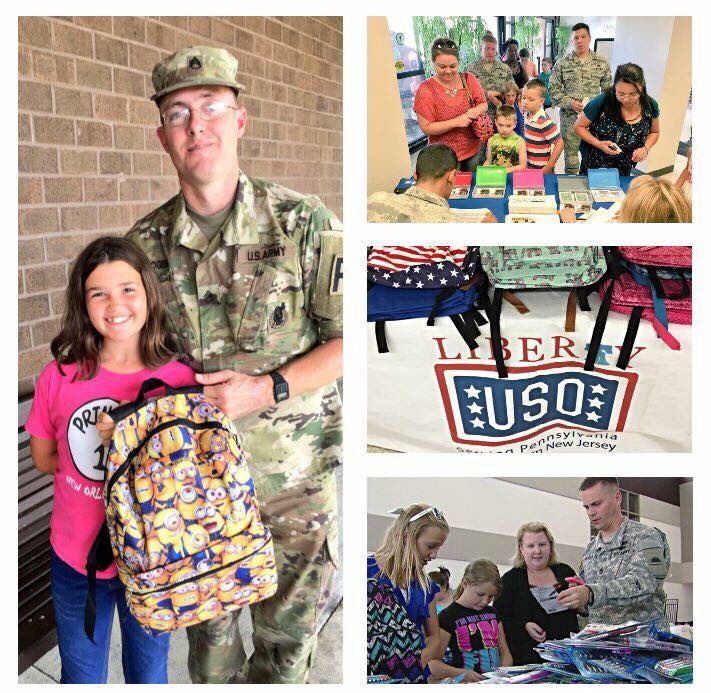 LibertyUSO's tweet photo. Hey, military families! Do you need #BackToSchool supplies? Your #USO is here to help. Shoot us a DM why don't ya!#RucksackToBackpack event! https://t.co/uH0J3dPX77