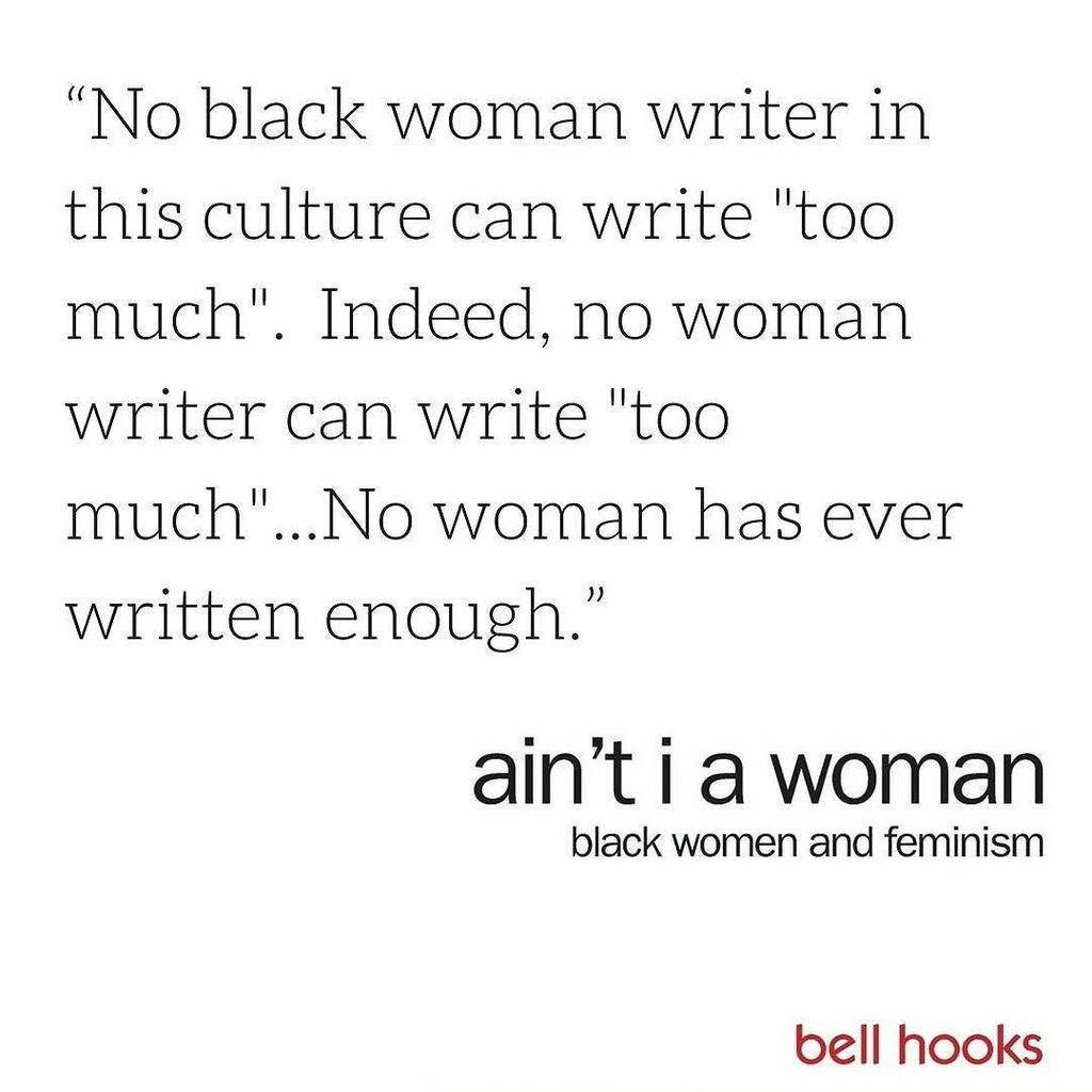 FiveDials's tweet photo. 4/10: bell hooks on how necessary writing is in creating spaces where they have never before existed... #fivedials… https://t.co/LZ8j6mOKys https://t.co/Dw0EDDqapM