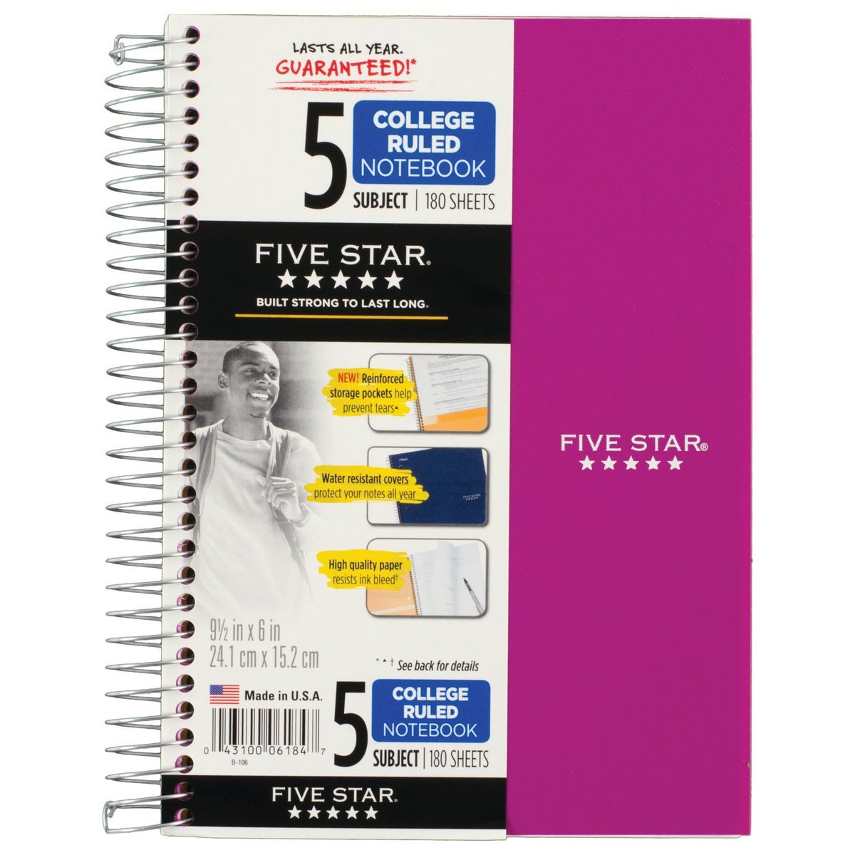 InfamousDealsHQ's tweet photo. Five Star Spiral Notebook, 5 Subject. More Colors For $5.48

https://t.co/klloEm1R9p

#BackToSchool #School #Notebook #Back2School https://t.co/qMp2HQIHSV