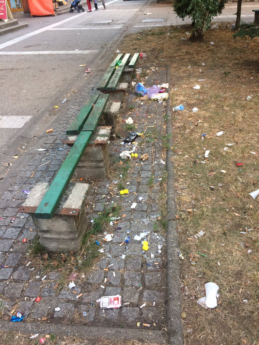 Cukpadina's tweet photo. @prijavi_problem Ovako je juce bilo. Sami smo ocistili cak i narkomanske igle. Zahvalite Zelenilu sto radimo njihov posao. Stanari. SRAMOTA https://t.co/TOS7oNqZ7C