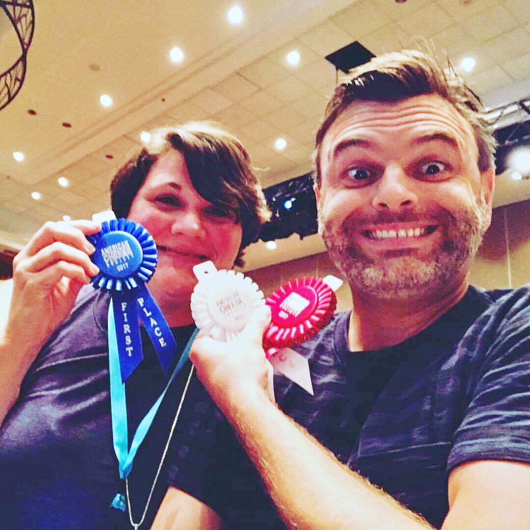 CHEVOOlife's tweet photo. 1st, 2nd and 3rd prize ribbons at the annual American Cheese Society Awards! #Celebrate #MarinatedCheese #CheeseWithAltitude #ACS https://t.co/sZjeyJQm2T