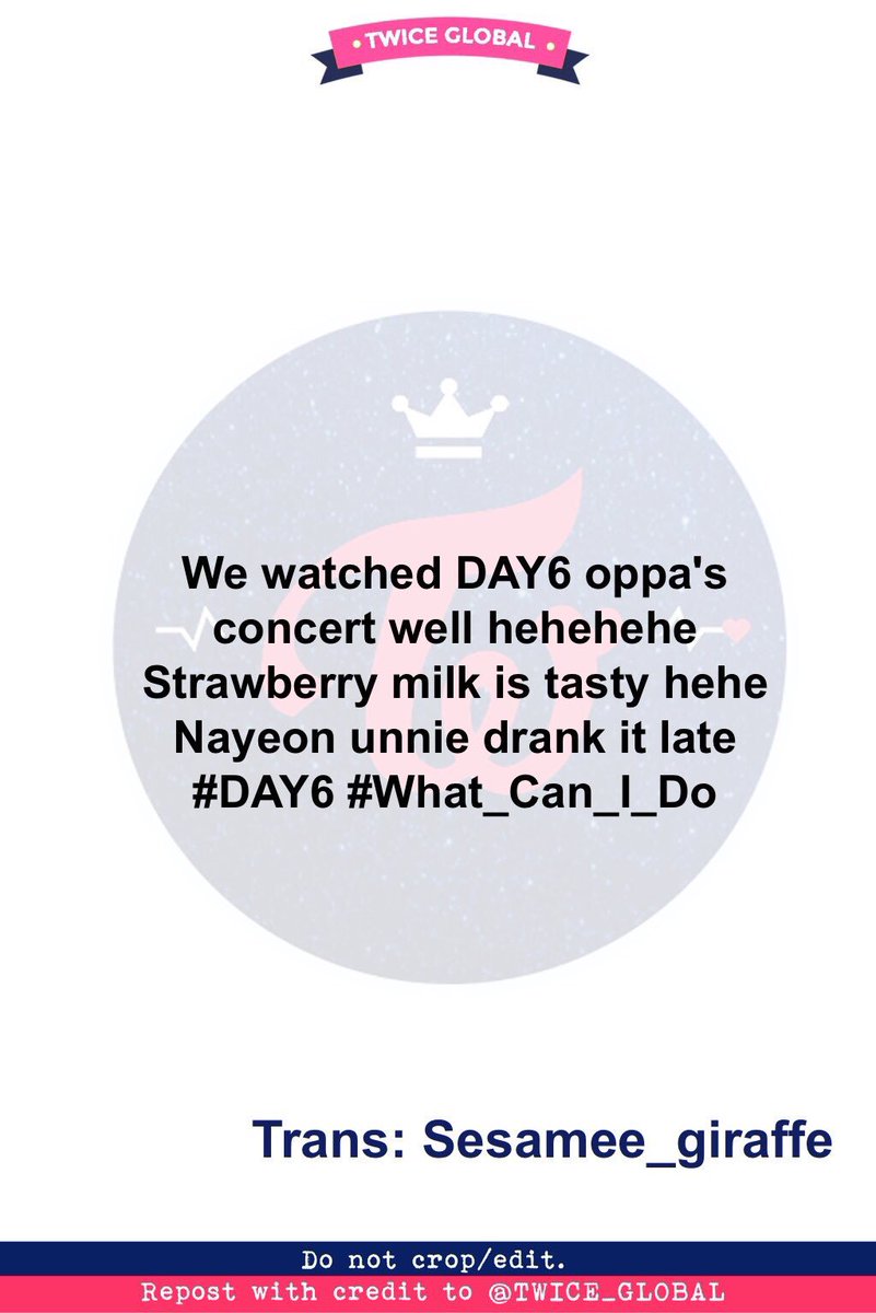 TWICE_GLOBAL's tweet photo. [#TGTrans] 🔹 IG 🔹170729 #TWICETAGRAM Update #TWICE #트와이스 https://t.co/QMQrzYNJR1