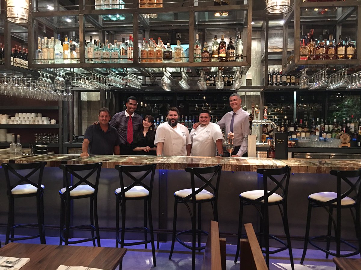 MIA_Kitchen_Bar's tweet photo. Our very own #ChefBlakeMalatesta and his staff welcome you to MIA Kitchen &amp; Bar! https://t.co/WFUDW9LMqY